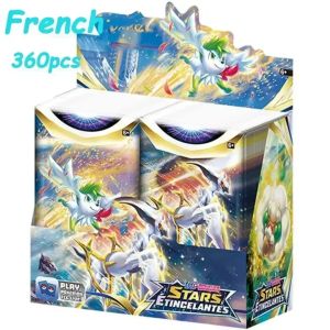 360P French Pokémon TCG: Ecarlet & Violet Etsncelles Astral Radiance Obsidian Flames Booster Box Pokémon Cards Game 36 Pack Box