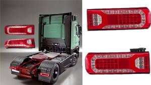 1 Bộ Đèn Hậu 24V Cho Xe Benz ACTROS MP4 Trái/Phải Lắp Đặt Không Cần Cắt Gọt Vị Trí Lỗ Gốc Đèn Hậu Chính Hãng