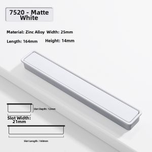 Modern Concealed Invisible Drawer Pull Handle