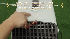 【China Factory Make Price】Good Quality Portable Air Conditioner for Indoor Outdoor Intelligent Remote Control Portable Air Conditionering Easy Voice and Touch Control Air Fan for Home Office Bedroom without Installation Fast Refrigeration and Heating