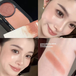Dual Tone Blush Highlight Multi Use Creamy Cheek Color Enhancer Brightening Enlarging Pale Complexion Simulation Natural Look