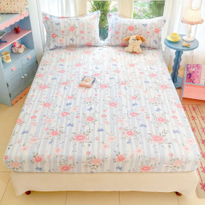 Deesse | Váy Giường Mùa Hè Thoáng Khí Không Trượt 100% Cotton