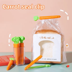 【On Sale】5Pcs Carrots Bag Clips Sealer Snack Fresh Food Storage Kitchen Tool Food Sealer Storage Sealed Clip