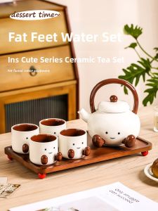 Mr.Snail | Chubby Feet Ceramic Tea Set