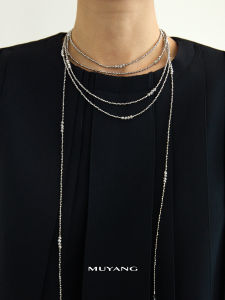 MUYANG | Dây Chuyền Dài Đính Kèm Elegent cho Áo Len