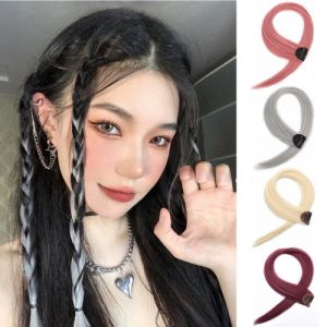 🔥Cadia👍 Limited Time Offer Toupee Multi Color A Colored Wig Worn Straight Synthetic Hair Toupee Highlight Hair Extension