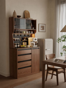 DONGMU | Dining Storage Cabinet Walnut Wood