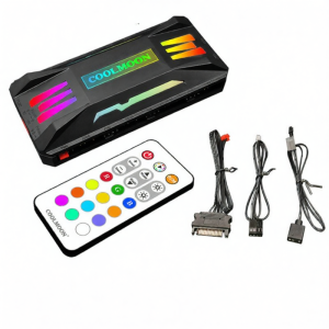 Coolmoon | ARGB PWM Temperature Control Fan Splitter