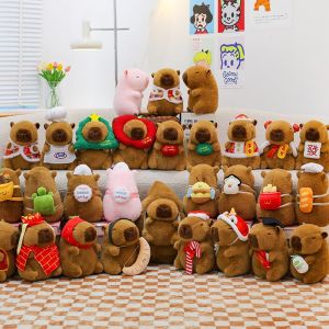 Đồ Chơi Búp Bê Dễ Thương Tôasti Capibara Móc Khóa Vải Nhồi Bông Quà Tặng Cho Bé Gái Túi Đeo Chìa Khóa Đồ Chơi Búp Bê Capibara Dễ Thương