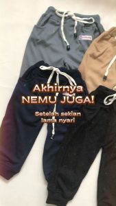 Gummy Jogger Bayi Premium || Celana Jogger Bayi 3 - 18 bulan