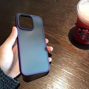 Ốp Lưng Điện Thoại Matte Chống Sốc Cao Cấp Cho iphone 11 12 13 14 15 16 Pro max