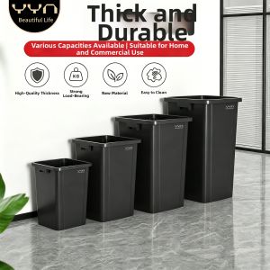 Open Top Large Capacity Kitchen Trash Bin 40L