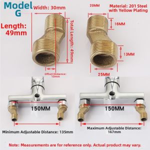 ZUNYI | Extended Shower Faucet Connector Water Mixing Valve