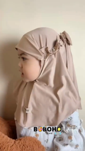 HIJAB ANAK BAYI BERGO PITA 1-3 TAHUN / KERUDUNG ANAK PEREMPUAN / JILBAB ANAK PITA
