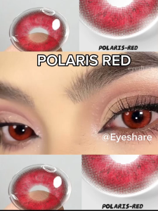 (COD)Eyeshare White Red Halloween colored contact es 1 Pair Vampire Anime Cartoon Cosplay Contact Lens