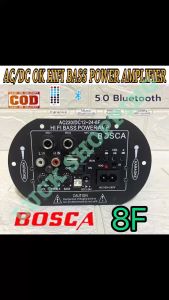 BOSCA 8F AC 220V DC 12V/24V OK HIFI BASS POWER AMPLIFIER Board Car Bluetooth 5.0 Amplifier Board High Quality