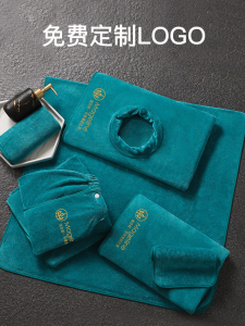 Khăn Mặt Tắm Dày Dặn Có Lông Cừu Hai Mặt Cho Phòng Tắm Và Spa Khăn Mặt Tắm Không Thấm Nước Có Lỗ Để Buộc Tóc