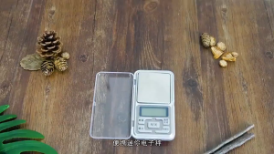 Barang Kemas Digital Mini Timbangan Poket Emas Paparan Lampu Latar Skala Ketepatan Tinggi Skala Mudah Alih LCD Penimbang Emas