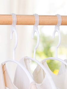 50 Pcs Windproof Hooks Anti Slip Clothes Drying Hangers Windproof Fixed Clip Organizer