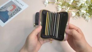 Moys Harper PU Leather Card Holder Wallet for Women