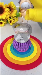 ROZEL Sikat Piring Dispenser Sabun Cair Spons Piring Talenan Automatis  Alat Cuci Wajan Panci