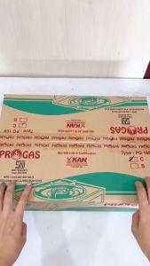 Kompor Gas 1 Tungku Murah Progas / Kompor Satu Tungku / Kompor Murah Promo Satu Set Plus Selang Regulator