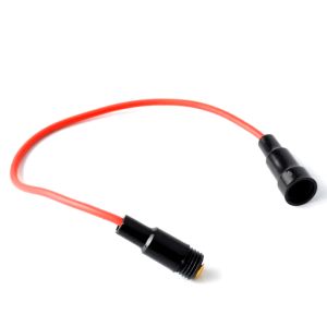 Konektor Gantung Fuse Holder Kabel Rumah Sekring Kaca Besar 6 mm x 30 mm