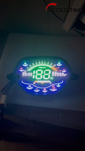 For Honda Wave Alpha 100 EX5 Class1 CX DX Motorcycle Full LED Digital Meter Odometer Speedometer Tachometer