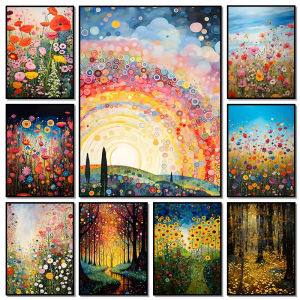 BILIBILI | Jigsaw Puzzle 1000Pieces Abstract Flower Modern Floral Artwork Stress Relief Puzzle Wall Art Decor Gift