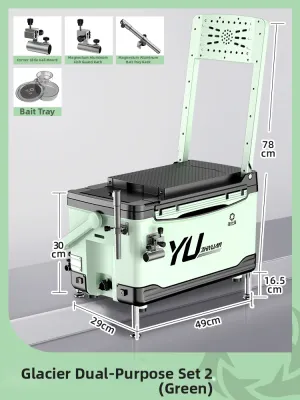YUZHIYUAN | Thick Multifunctional Fishing Tackle Box