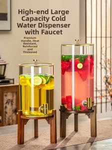 CRISTALGLASS | Bình Nước Lạnh Đẹp Chống Nhiệt Dung Lượng Lớn Có Vòi