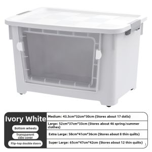 QIANQIN | Front-opening Transparent Storage Box for Kids