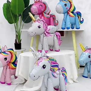 ลูกโป่งม้าโพนี่ 2d3d4dลูกโป่งยูนิคอร์น โพนี่ unicornpony