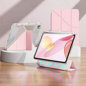 KUMENG | Transparent Rotating Tablet Cover 11 inch