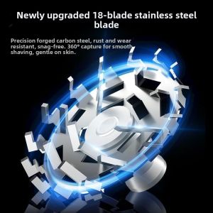 MONLEYTA | Portable Electric Shaver For Men German Small Cannon New 2025 Official Authentic Beard Trimmer Wet Dry Use Titanium Alloy Blade