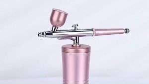 2024 Portable Compressor Airbrush Wajah Injeksi Oksigen USB 160kpa Nano Mist Sprayer Oxy Instrumen Kecantikan Kulit Wajah Painting Kompresor
