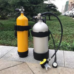 Diving Cylinder Set 6L Diving Bottle 8 L Aluminum Bottle Scuba Diving Equipment Full Set Children 9 L Carbon Fiber Bottle