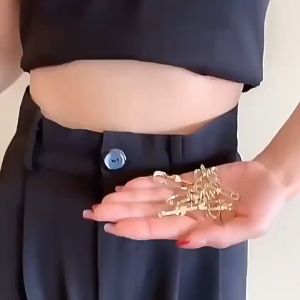 Ghim Cài Quần Áo / Chân Váy Kim Loại Thời Trang Chống Trượt Tiện Dụng
