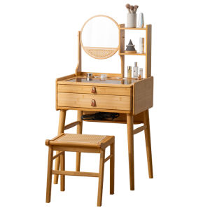 ZHUTING | Japanese Modern Bedroom Vanity Desk with Storage Glass
