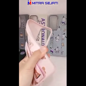 Mitra Sejati Case Print Stand Grip Casing Handphone All Type