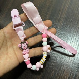 Disney | Newborn baby pacifier with lid & baby soothing pacifier holder for newborn bib Feeding gift suitable for babies silicone baby