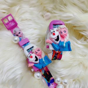 watchhiend นาฬิกาข้อมือเด็กผู้หญิง เอลซ่า ลายการ์ตูนน่ารักๆ มีหลายสีให้เลือก