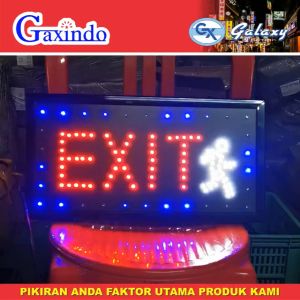 SALE Papan Led EXIT Lari P055 TERMURAH SEONLINE