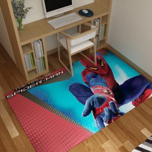 Người Nhện Marvel Avengers Nhà Phòng Khách Bàn Thảm Cửa Sổ Phòng Ngủ Ghế Vuông Thảm Lót Hình Chữ Nhật Thời Trang Pha Trộn