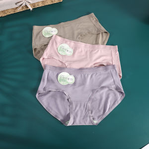 High Waist Underwear for Women 60pcs Modal Cotton Shaping Shorts Boosting Up Solid Color Simple Style Briefs with Antibacterial Properties