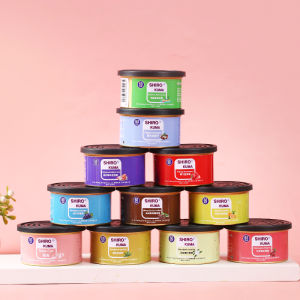 Solid Plant Fiber Aromatherapy Canister Car ener Air ener Sachet Indoor Scents Fragrance Canister Essential Oil