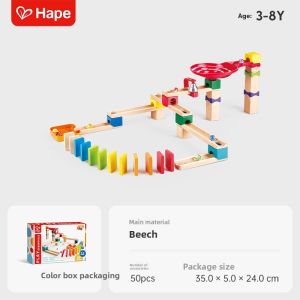 Hape | Track Marble Building Blocks Dinosaur Adventure Educational Toy