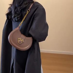 Shoulder bag for woman crossbody bag half moon bag womens bag fashionable Korean style bag