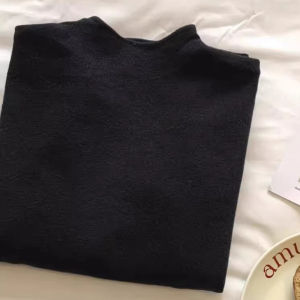 LUQIAN | Soft Plus Size Long Sleeve Turtleneck Sweater