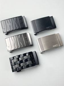 Nylon Metal Tank Pattern Automatic Buckle Belt Personalized Head Single Sale without Belt Chinese Brand JWKE Simple Design